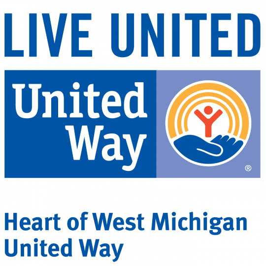 Live United Way Heart of West Michigan Unity Way logo